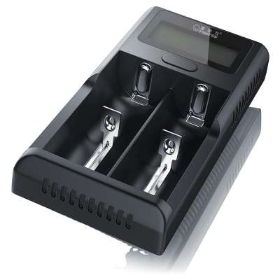 Dual channel Smart battery charger cigarette lithium battery charger usb quick charger