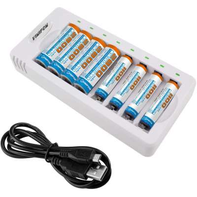 bestseller 2020  aa aaa Smart Battery Charger for nimh nicd batteries